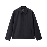 佐丹奴休闲外套男装秋冬纯色多口袋男士翻领行政夹克01075748