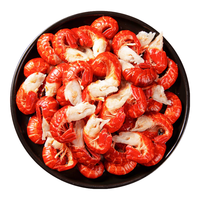 一虾一世界净重无冰衣冻小龙虾尾 新鲜活剥去头冷冻麻辣虾尾 熟冻非即食虾球 中号5斤 发5袋（约150只/斤）