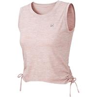 Keep 瑜伽背心式运动内衣运动短袖上衣速干宽松可调节女外穿舒适12417 奶茶粉 S
