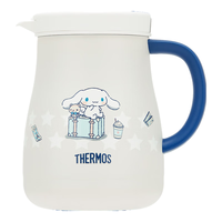 膳魔师(THERMOS)保温壶0.8L小容量316L不锈钢办公家用露营带茶漏焖茶壶TEHB-800 大耳狗系列 0.8L