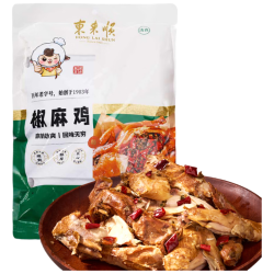 东来顺 椒麻鸡550g整只手撕开袋即食麻辣鲜香卤制熟食配料简单特产