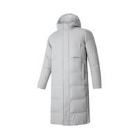 361° 羽绒服男女同款雨屏科技长羽绒服常规舒适运动外套 奶糖白 XS