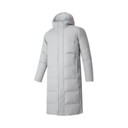 361° 羽绒服男女同款雨屏科技长羽绒服常规舒适运动外套 奶糖白 XS