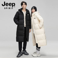 JEEP SPIRIT 320充绒量90羽绒 极寒零下40度长款过膝