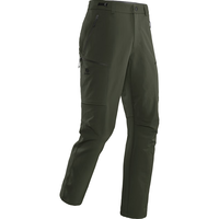 KAILAS凯乐石T10-X软壳裤CORDURA耐磨户外防风专业登山徒步裤男款 暗苔绿-男款 XS