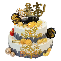 觅今生创意男士蛋糕双层全国同城配送当天到新鲜蛋糕送男朋友