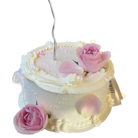 觅今生蛋糕女神款同城配送当天到全国火烈鸟皇冠花仙子蛋糕