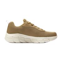 斯凯奇Skechers男鞋厚底运动休闲鞋时尚系带百搭网布鞋子118103 栗色/CSNT 42.5
