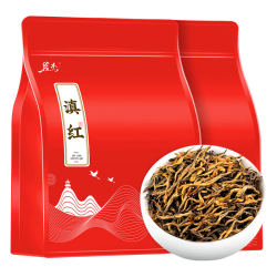茗杰 茶叶 红茶滇红散茶云南凤庆工夫茶简装500g