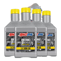 安索(AMSOIL)进口 10W-50 摩托车机油套餐 川崎Z900RS Z1000 W800 异兽 Z H2