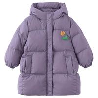 papa【放心绒】爬爬冬季儿童羽绒服男女宝宝加厚长款保暖外套