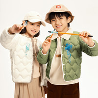 网易严选儿童轻薄无领羽绒服三防保暖中大童宝宝外套 连帽款—芋泥紫