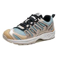 飞跃(Feiyue)男鞋运动鞋2025冬季透气登山跑步鞋子男潮厚底增高休闲老爹鞋潮鞋 金/青 43