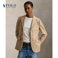 Polo Ralph Lauren 拉夫劳伦 女 25冬修身版单排扣羊毛西装外套RL27425 230-浅棕色 M (10)