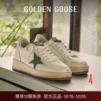 GOLDEN GOOSE 女款Ball Star2厚底增高板鞋GGDB 绿星银尾男款 40