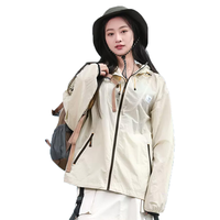 骆驼 CAMEL【山妞】骆驼 CAMEL户外防晒衣春夏男女upf50凉感外套防晒服皮肤衣 海贝色,男女同款,女拍小一码 S