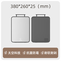 九阳不锈钢菜板抗菌家用食品级砧板切菜板双面厨房案板炊 【太空99%抗菌】38*26cm中号