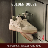 GOLDEN GOOSE 女款Ball Star2厚底增高板鞋GGDB 灰星黑尾男款 43