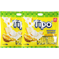 Tipo 榴莲味面包干270g*2包 越南 涂层面包片饼干点心 休闲零食