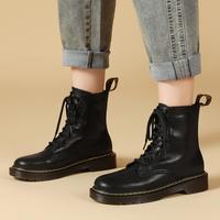 星期六 ST&SAT 厚底增高短靴2024复古轻便舒适马丁靴