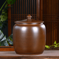 厚古薄今 景德镇陶瓷米缸茶叶罐酒坛水缸油缸 15斤 防潮储物罐