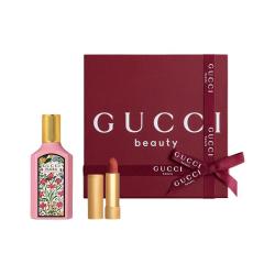 GUCCI 明星香水口红礼盒 琉光唇膏130琥珀杏仁