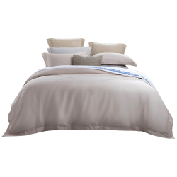 康尔馨 拉夫堡 60支纯棉四件套 浅驼色 1.5m床