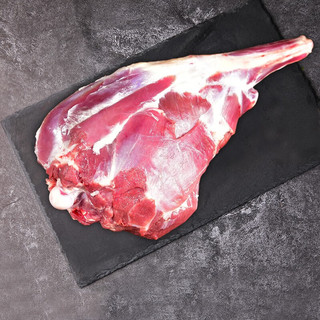 羊小柒 宁夏滩羊肉 生鲜新鲜分割半只羊 羊腿羊排羊蝎子肚包肉火锅食材 精修羔羊后腿5斤