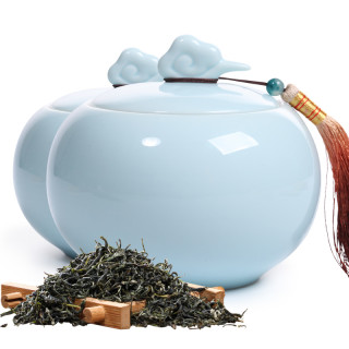 宝然 茶叶  一级碧螺春绿茶茶叶罐装125g