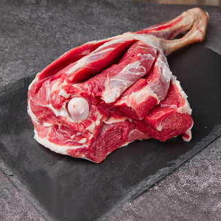 羊小柒 宁夏滩羊肉 生鲜新鲜分割半只羊 羊腿羊排羊蝎子肚包肉火锅食材 精修羔羊后腿5斤