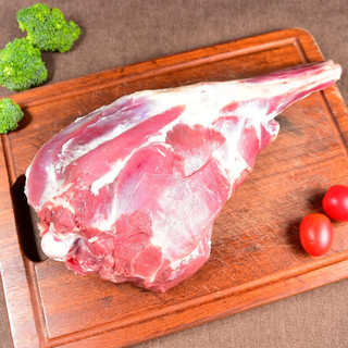 羊小柒 宁夏滩羊肉 生鲜新鲜分割半只羊 羊腿羊排羊蝎子肚包肉火锅食材 精修羔羊后腿5斤