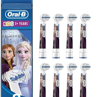 Oral-B 儿童电动牙刷替换刷头，冰雪奇缘主题，8件装