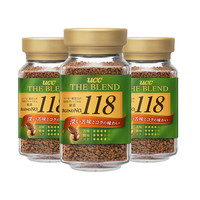 UCC/悠诗诗 117冻干黑咖啡粉 118g×3瓶