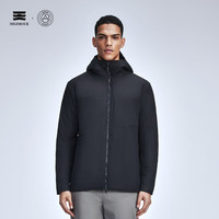 天石 鹅铠甲Primaloft金标P棉棉服男士连帽户外运动夹克城市轻户外G435 黑色 连帽60g/㎡ L（175/96A）