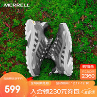 MERRELL MOAB SPEED 2GTX户外低帮男女款越野鞋防水防滑轻量越野跑徒步鞋 J037515柏油灰 男 43