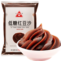 川珍低糖红豆沙520g 水洗红豆沙月饼蛋黄酥汤圆豆沙包馅料烘焙原料