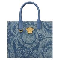 VERSACE/范思哲 Barocco La Medusa小号丹宁托特包