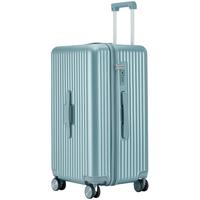 卡拉羊【云朵箱】大容量魔方体行李箱纯PC轻便抗摔出差旅行箱 星光蓝【签名牌】 26英寸 【需托运，国内住校优选】