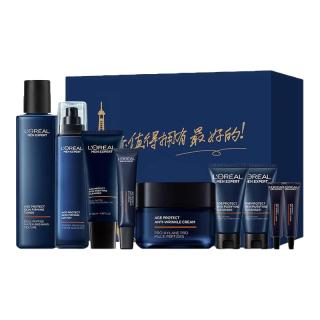 L'OREAL PARIS 巴黎欧莱雅 男士青春肌源护肤套装 (洁面乳+紧致爽肤水+精华乳)