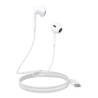 PISEN 品胜 半入耳式有线耳机 白色 Type-C