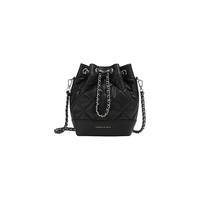 CHARLES & KEITH 绗缝菱格 女士双肩包 链条