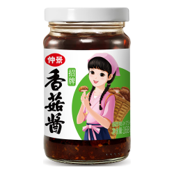 仲景 香菇酱暴下饭酱菜招牌拌饭拌面酱航天品质炒饭炒菜夹馍调味蘸料 招牌香菇酱168g