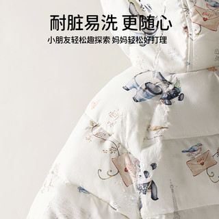 ELLE baby宝宝棉服2025冬季男童保暖棉衣女童加厚连帽外套