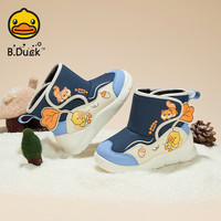 B.Duck 小黄鸭儿童雪地靴 蓝米 26码（脚长15.7-16.2cm）
