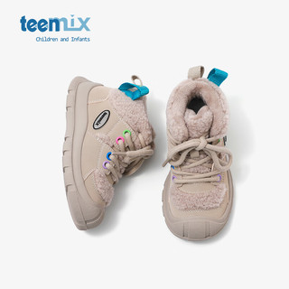 天美意（TEENMIX）天美意童鞋儿童运动鞋秋冬款男女童跑步鞋透气休闲鞋棉鞋
