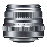 Fujifilm 富士XF35毫米 F2 R WR定焦镜头 银色