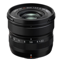 FUJIFILM 富士 8mm F3.5 R WR 标准定焦镜头 富士X卡口 62mm