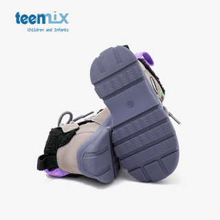 天美意（TEENMIX）天美意童鞋儿童运动鞋秋冬款男女童跑步鞋透气休闲鞋棉鞋 紫色 29