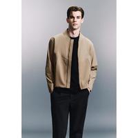 UR UR秋冬轻熟双拉链拼接夹克外套UMU140055