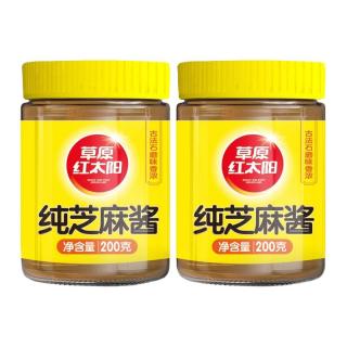 草原红太阳 纯芝麻酱 200g 1罐
